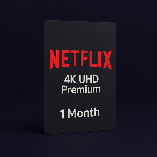 NETFLIX 4K UHD Premium 1 Month Plan Subscription Account