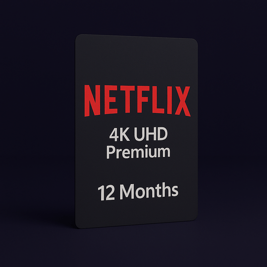 NETFLIX 4K UHD Premium 12 Months Plan Subscription Account