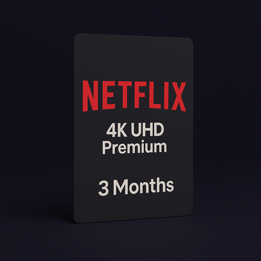 NETFLIX 4K UHD Premium 3 Months Plan Subscription Account