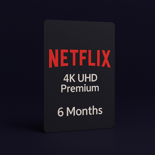 NETFLIX 4K UHD Premium 6 Months Plan Subscription Account